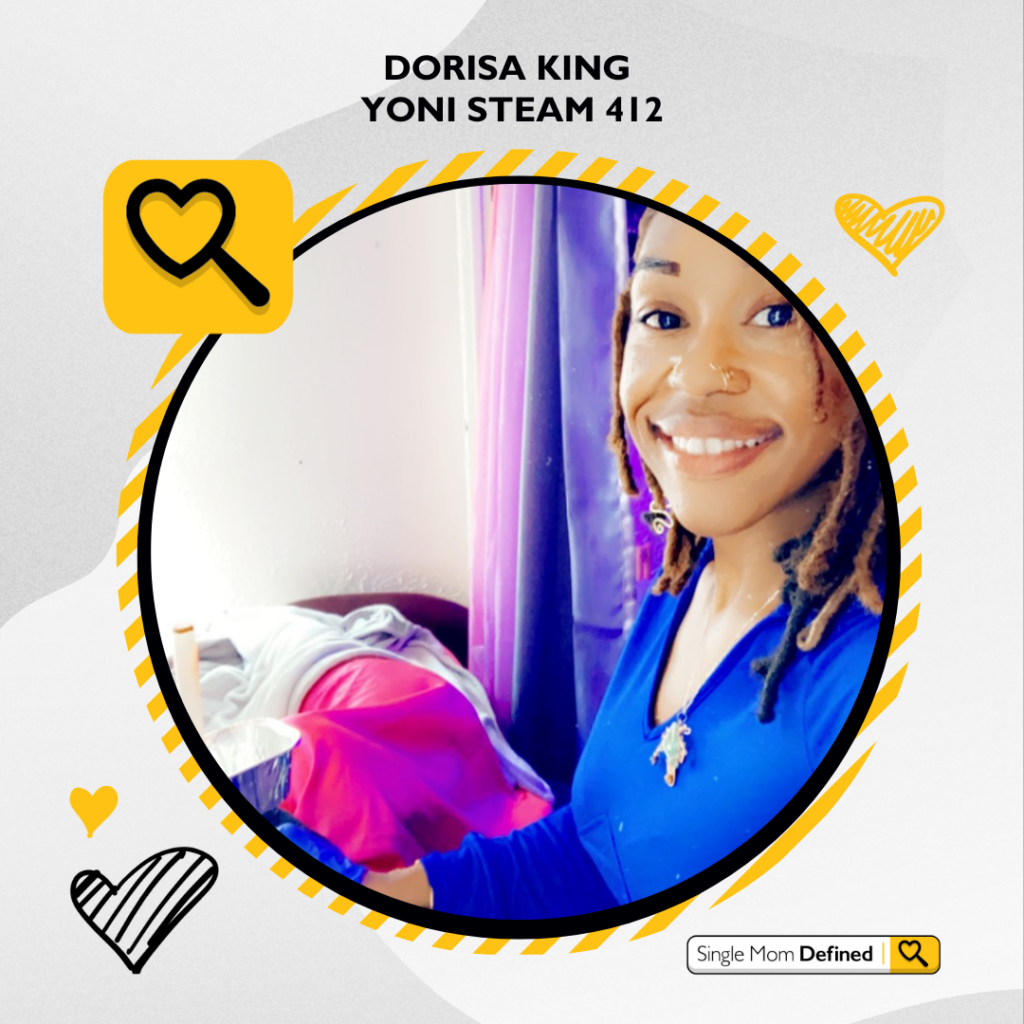 Dorisa King appreciates the support services and programs for children at the library so she can get work done while there. 