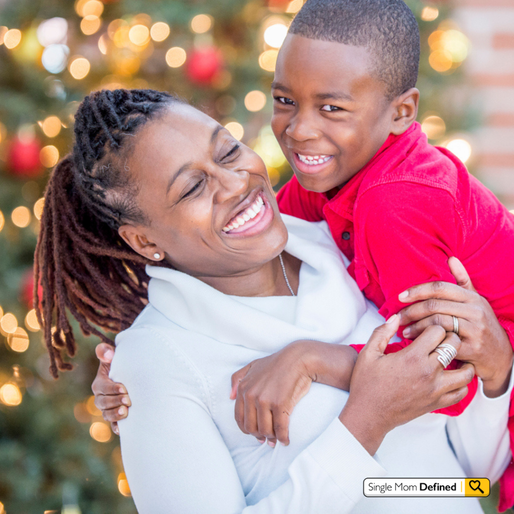 A guide to enjoy the holidays as a solo mom from Single Mom Defined. 