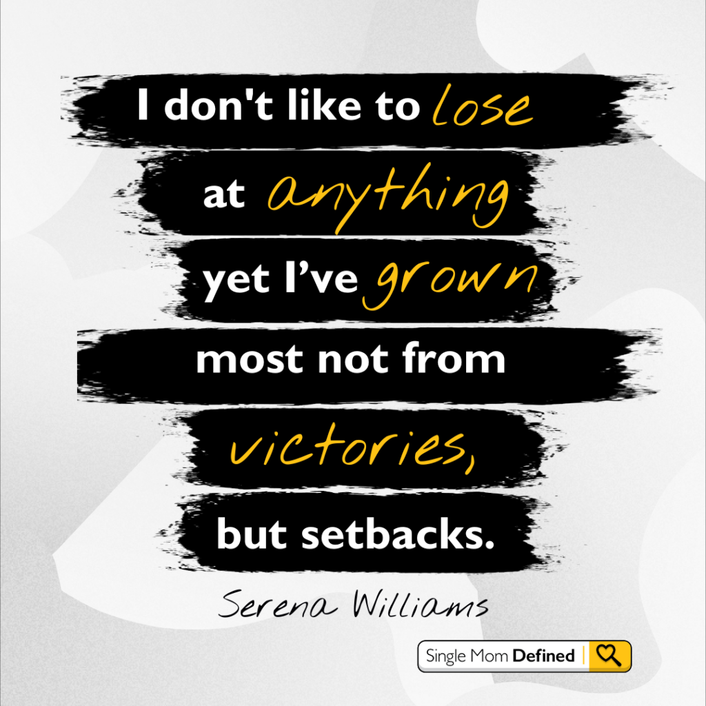 A quote for inspiration from Serena Williams. 